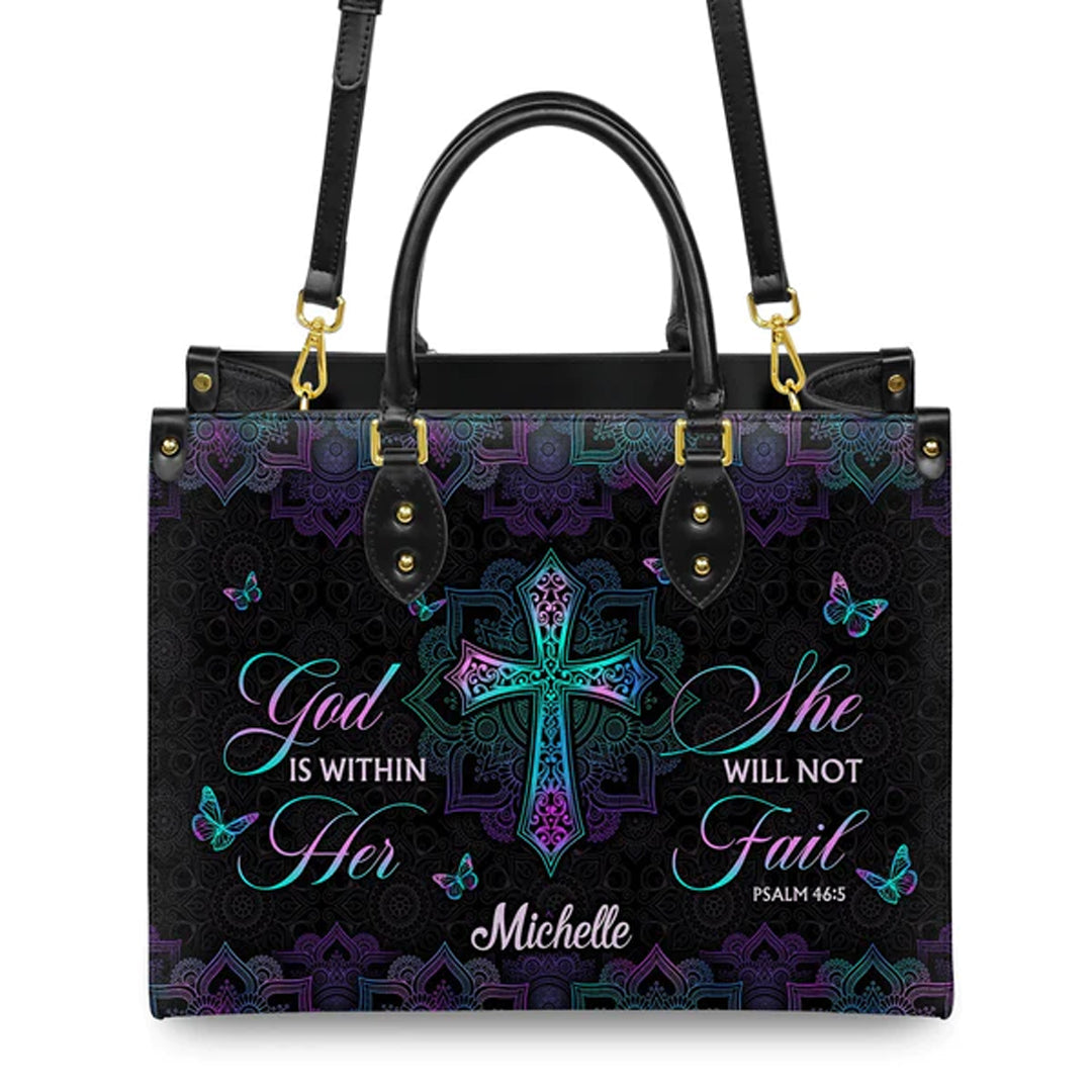 ChristianartbagHandbags_GodIsWithinHerSheWillNotFailPsalm465MandalaLeatherHandbagFamilyStore5