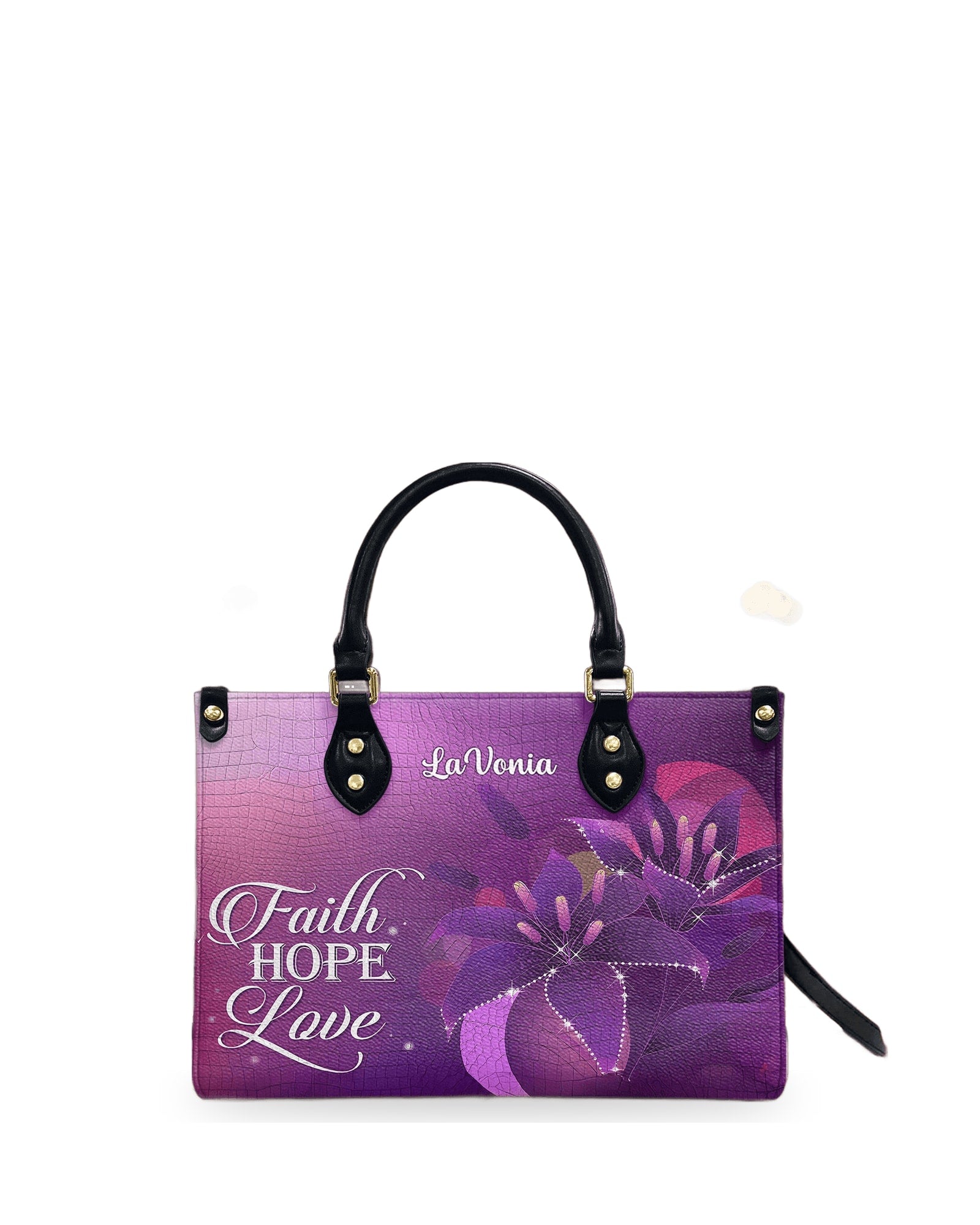 god beloved faith hope love thoughtful gift for christians personalized leather handbag at4080716