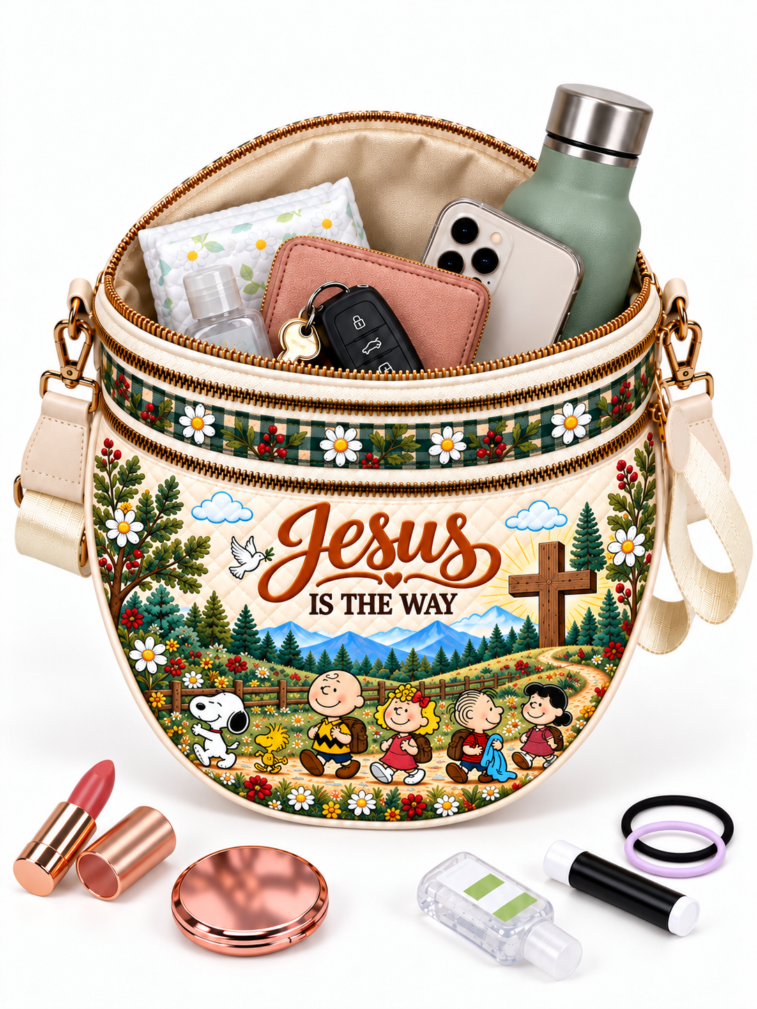 god beloved jesus is the way gift for her personalized crossbody bag 6