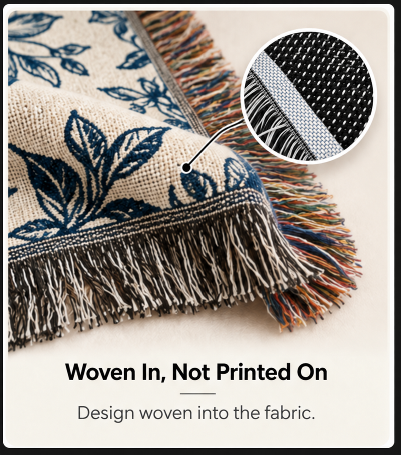 Woven In, Not Printed On