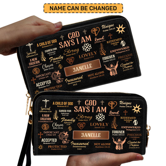 GodSaysIAm PersonalizedLeatherWalletHN02_1