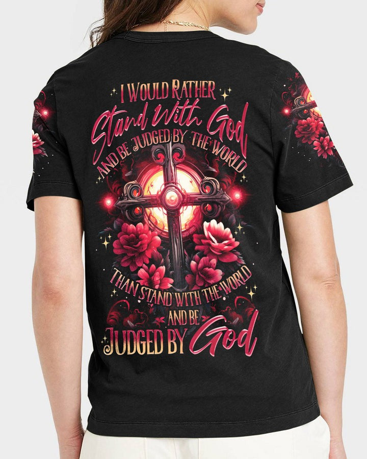 IWouldRatherStandWithGod Women_sAllOverPrintShirt_6