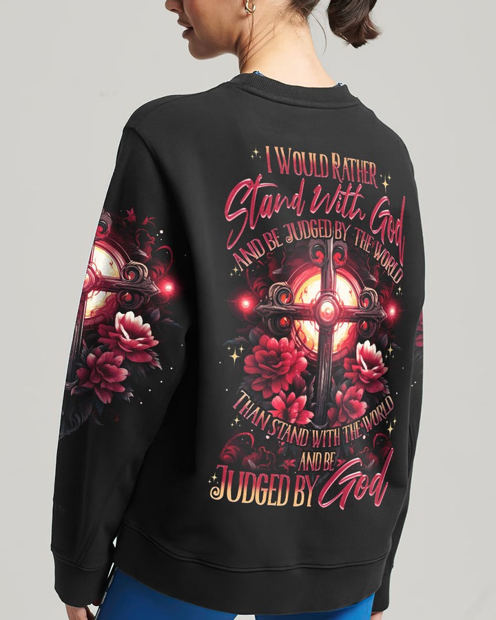 IWouldRatherStandWithGod Women_sAllOverPrintShirt_7