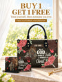god beloved a child of god woman of faith leather handbag deal buy 1 get 1 free