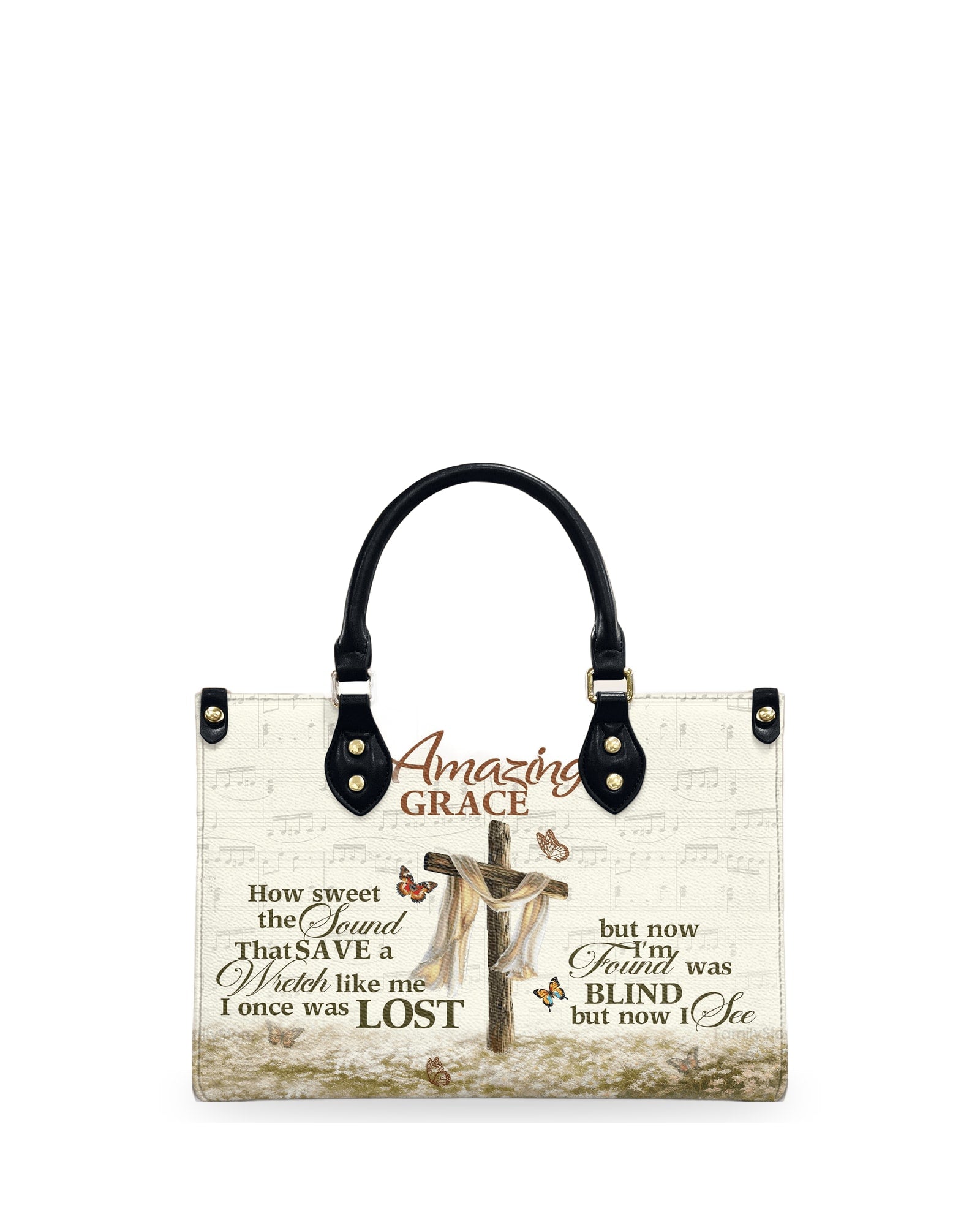 god beloved amazing grace thoughtful gift for christians personalized leather handbag at4080946