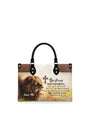 god beloved be strong and courageous thoughtful gift for christians personalized leather handbag at4080708