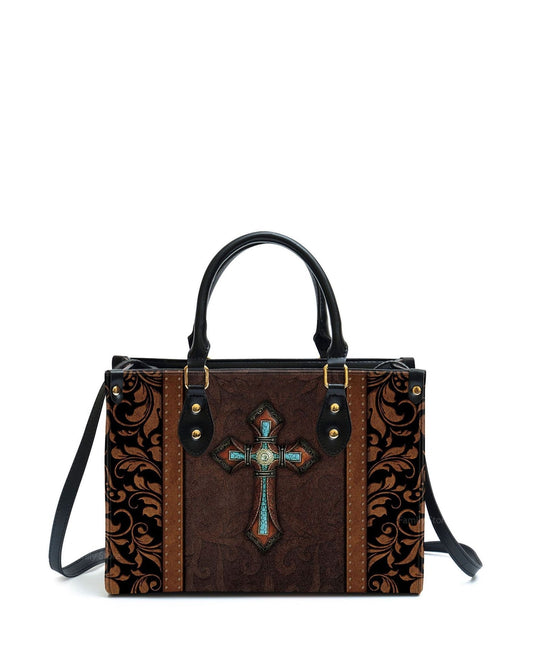 god beloved cross awesome personalized leather handbag at4081451