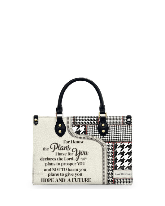 god beloved for i know the plans i have for you jeremiah 29 11 unique personalized leather handbag at4080848