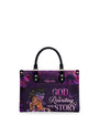 god beloved god is rewriting my story personalized christian leather handbag gift for black women hd95