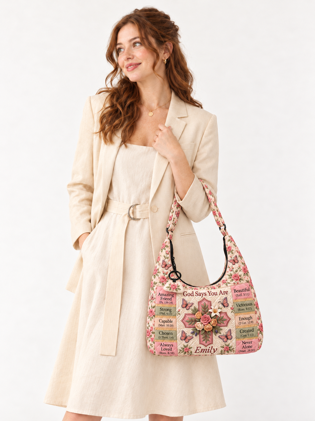god beloved god says you are christian bible verse gift for her personalized quilted hobo 2