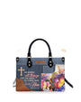 god beloved he works all things for the good of those who love him personalized leather handbag at4080712