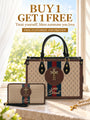 god beloved i am blessed leather handbag deal free wallet buy 1 get 1 free