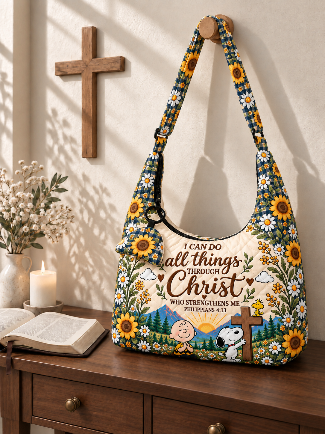 god beloved i can do all things through christ christian gift for her personalized quilted 4