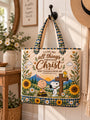 god beloved i can do all things through christ nutty gang christian gift for her personalized quilted tote bag hanging