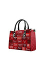 god beloved inspirational scripture custom leather handbag god says i am red