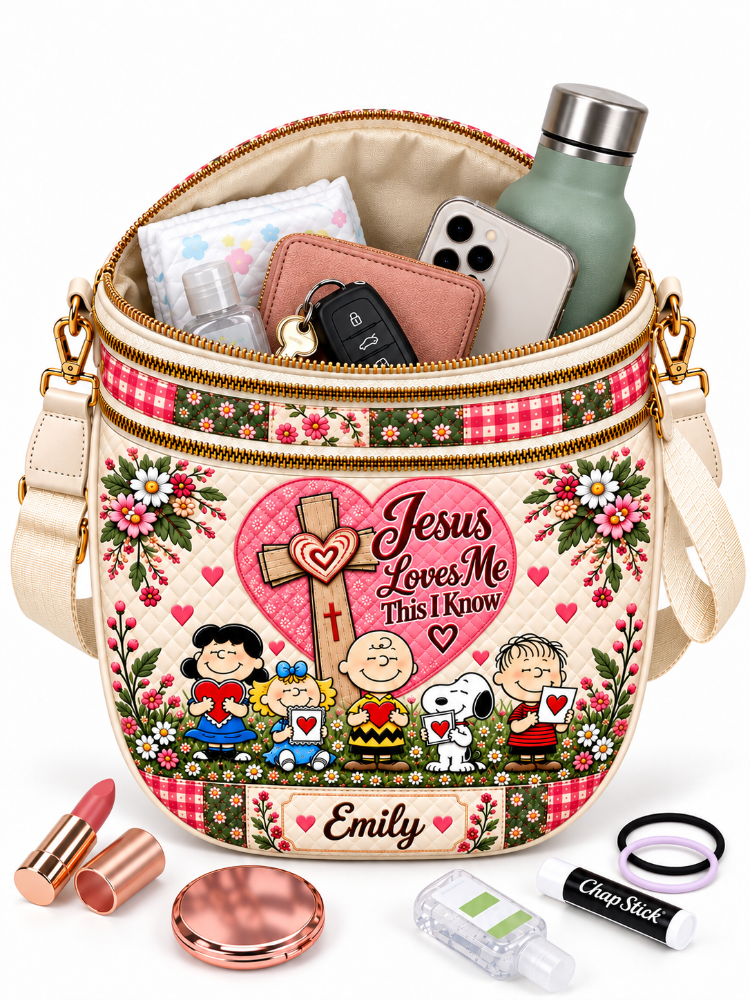 god beloved jesus loves me this i know christian faith gift for her personalized crossbody 6