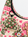 god beloved jesus loves me this i know gift for her personalized quilted hobo shoulder bag 3