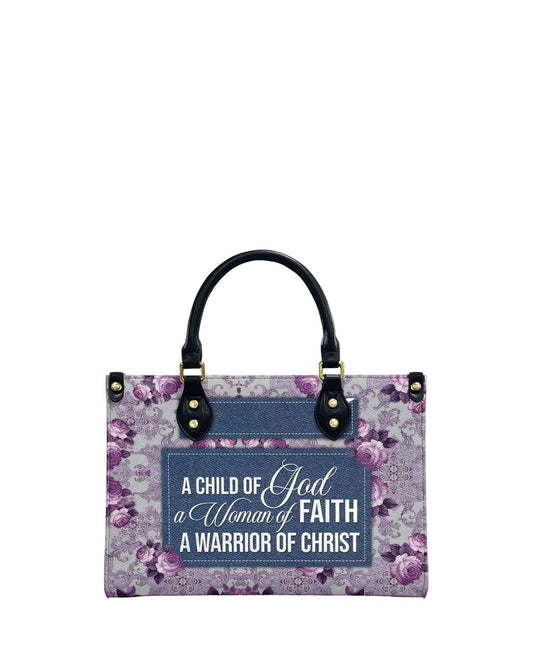 god beloved ladies a child of god personalized leather handbag