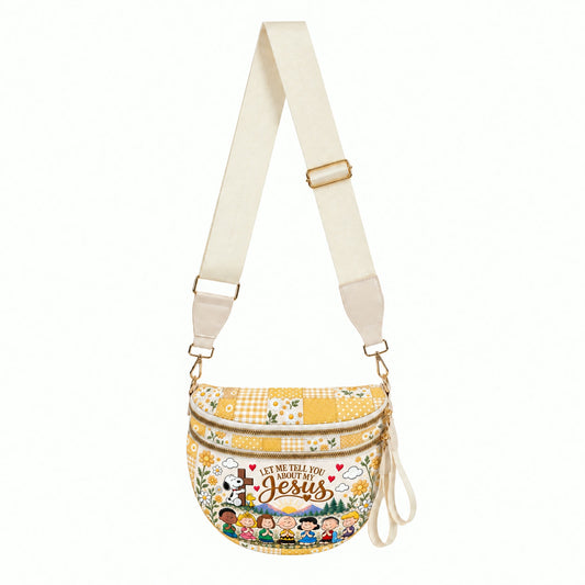 god beloved let me tell you about my jesus floral garden crossbody bag 1