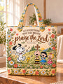 god beloved praise the lord psalm 150 6 nutty gang christian gift for her personalized quilted tote bag on table