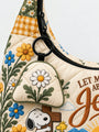 god beloved quilted hobo shoulder bag 3