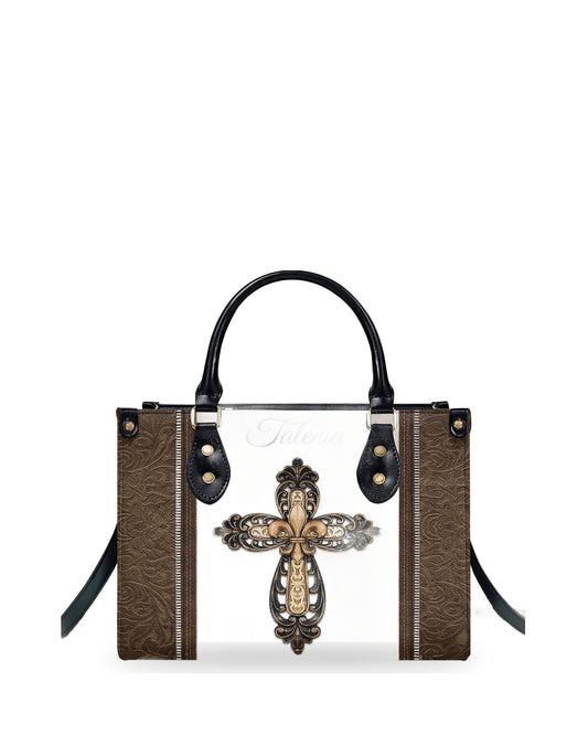 god beloved special cross unique personalized leather handbag at4081419