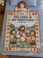 god beloved the lord is my shepherd psalm 23 1 christian gift for kids personalized woven 3