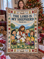 god beloved the lord is my shepherd psalm 23 1 christian gift for kids personalized woven 4