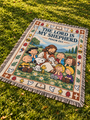 god beloved the lord is my shepherd psalm 23 1 christian gift for kids personalized woven 6