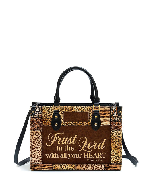 god beloved trust in the lord with all your heart proverbs 35 6 psalm 3124 scripture gifts for women of god personalized leather handbag at4081316