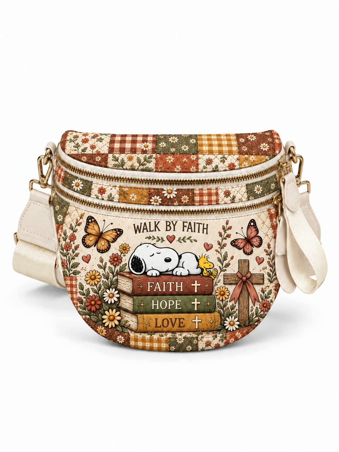 god beloved walk by faith gift for her personalized crossbody bag autumn harvest