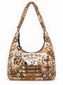 god beloved walk by faith gift for her quilted hobo shoulder bag autumn harvest