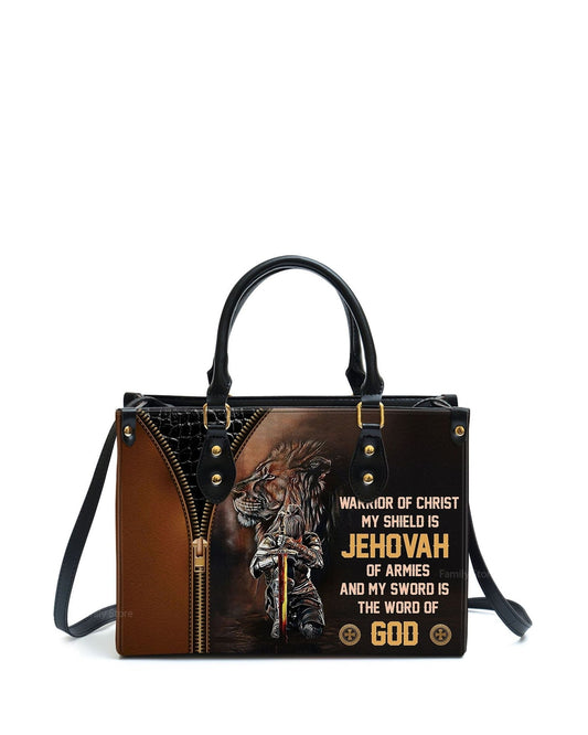 god beloved warrior of christ gifts for women of god personalized leather handbag at4081458