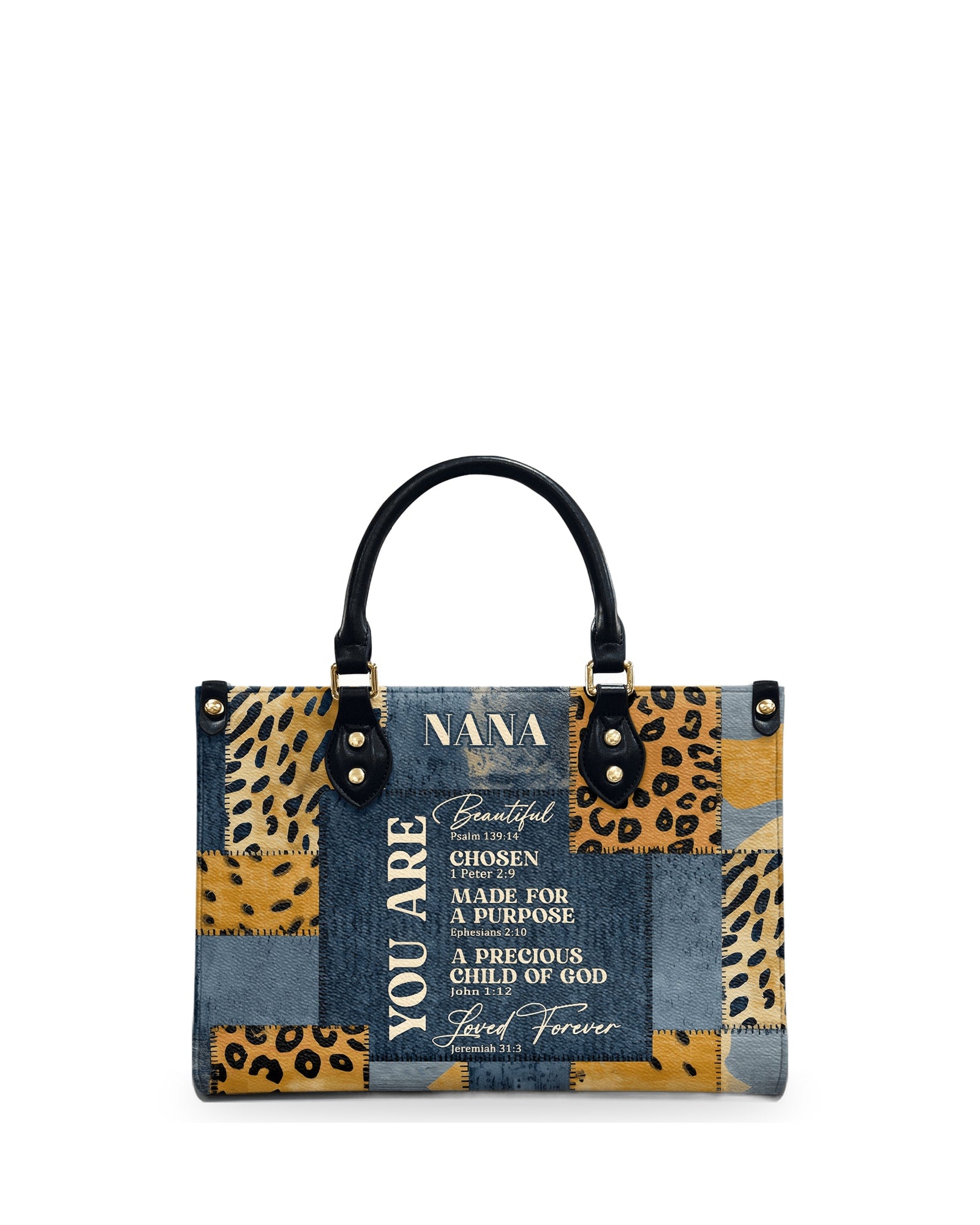 god beloved you are made for a purpose beautiful personalized leather handbag at4081318